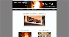 Desktop Screenshot of mayfoundry.com